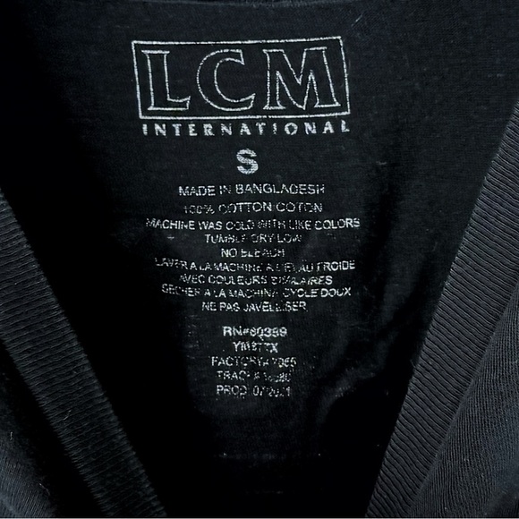 LCM INTERNATIONAL Women's Black Crew Neck I Love Ramen Graphic T-Shirt Size S - Picture 3 of 6